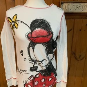 Disney long sleeve thermal tee shirt